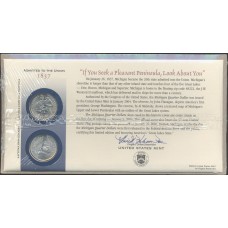 Michigan State Quarter US Mint Cover