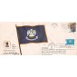 #1650 Louisiana State Flag Dual Unknown FDC