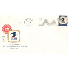 #1396 CA, Bell 7-1-71 USPS FDC