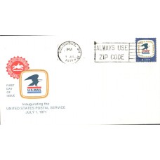 #1396 OH, Columbus 7-1-71 USPS FDC