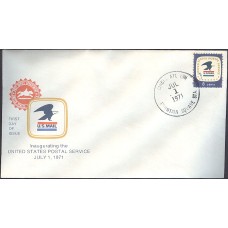 #1396 OH, Fountain Square 7-1-71 USPS FDC