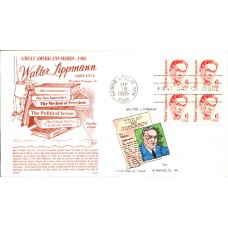 #1849 Walter Lippmann Van FDC