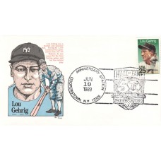 #2417 Lou Gehrig Van FDC
