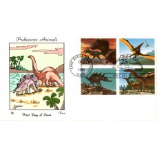 #2422-25 Dinosaurs Van FDC