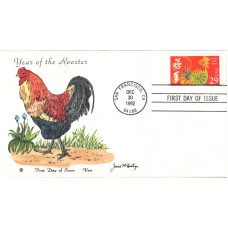 #2720 Year of the Rooster Van FDC
