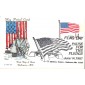 #UX117 US Flag Van FDC