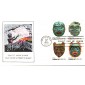 #1834-37 Indian Masks Watercolors FDC