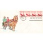 #1900 Sleigh 1880s Watercolors FDC