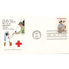 #1910 American Red Cross Watercolors FDC