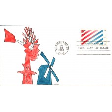#2003 US - Netherlands Watercolors FDC
