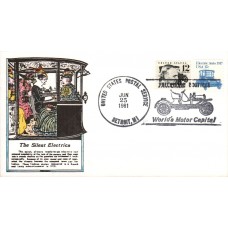 #1906 Electric Auto 1917 Weddle FDC
