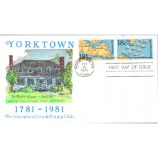#1937-38 Yorktown - Capes Weddle FDC