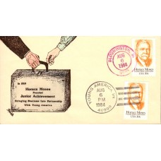 #2095 Horace Moses Dual Weddle FDC