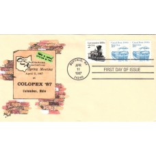 #2257 Canal Boat 1880s Weddle FDC