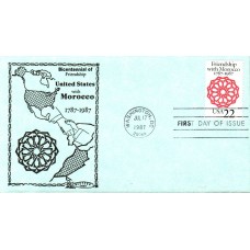#2349 US - Morocco Western FDC