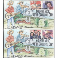 #2771-74 Country Music Whiddon FDC Set