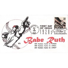 #3184a Babe Ruth WII FDC