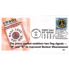 #3188m Peace Symbol WII FDC
