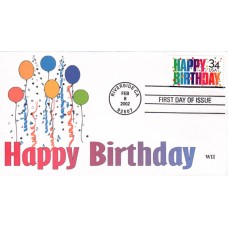 #3558 Happy Birthday WII FDC