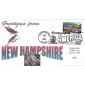 #3589 Greetings From New Hampshire WII FDC
