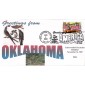 #3596 Greetings From Oklahoma WII FDC