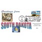 #3601 Greetings From South Dakota WII FDC
