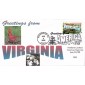 #3606 Greetings From Virginia WII FDC