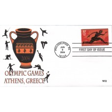 #3863 Athens Summer Olympics WII FDC