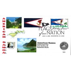 #4276 FOON: American Samoa Flag WII FDC