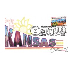 #3576 Greetings From Kansas WIII FDC