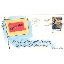 #1492 Postal Employees Wildy FDC