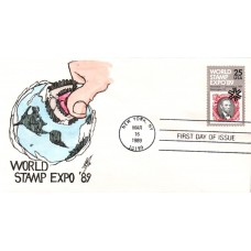 #2410 World Stamp Expo Wilson FDC
