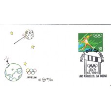 #2556 Summer Olympics - Javelin Wilson FDC