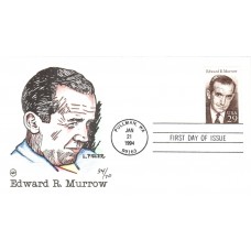 #2812 Edward R. Murrow Wilson FDC