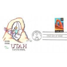 #3024 Utah Statehood Wilson FDC