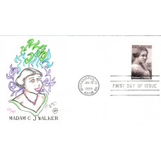 #3181 Madam C. J. Walker Wilson FDC 