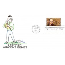 #3221 Stephen Vincent Benet Wilson FDC