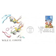 #3391 Wile Coyote - Roadrunner Wilson FDC