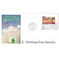 #3698 Greetings From Arizona Wilson FDC