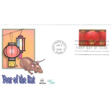 #4221 Year of the Rat Wilson FDC