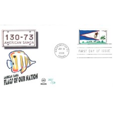 #4276 FOON: American Samoa Flag Wilson FDC