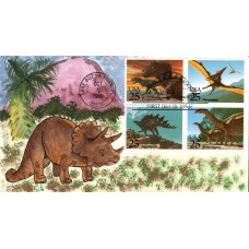 #2422-25 Dinosaurs Xanapaw FDC