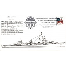 USS Franks DD554 1994 Everett Cover